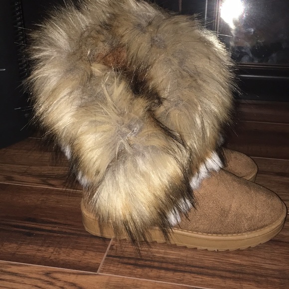 vegan fur boots